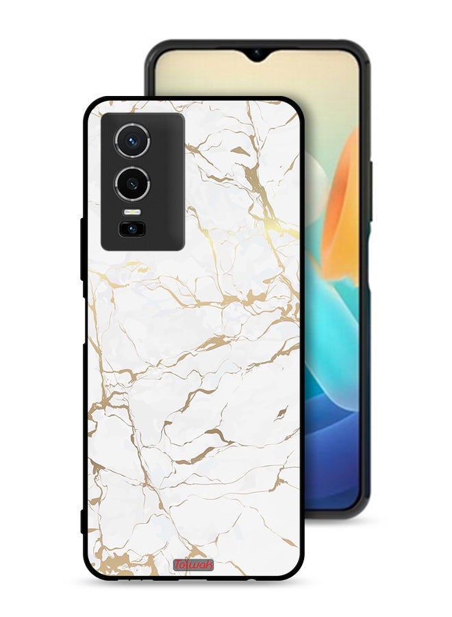 Tolwak Vivo Y76 5G Protective Case Cover Marble Pattern - Image 1