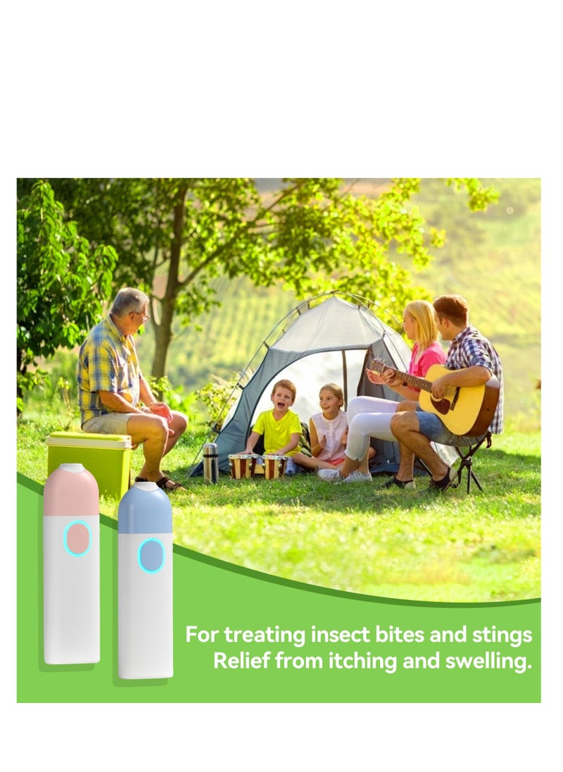 SYOSI - Bite Itch Relief Device, Insect Bite and Sting Relief, Fast Symptom Relief from Itching and Swelling, Physical Anti Itching, Chemical-Free Insect Bite Healer, Suitable for Kids and Your Families Blue - Image 1