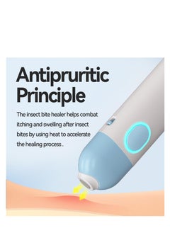 SYOSI Bite Itch Relief Device, Insect Bite and Sting Relief, Fast Symptom Relief from Itching and Swelling, Physical Anti Itching, Chemical-Free Insect Bite Healer, Suitable for Kids and Your Families Blue  - Image 2