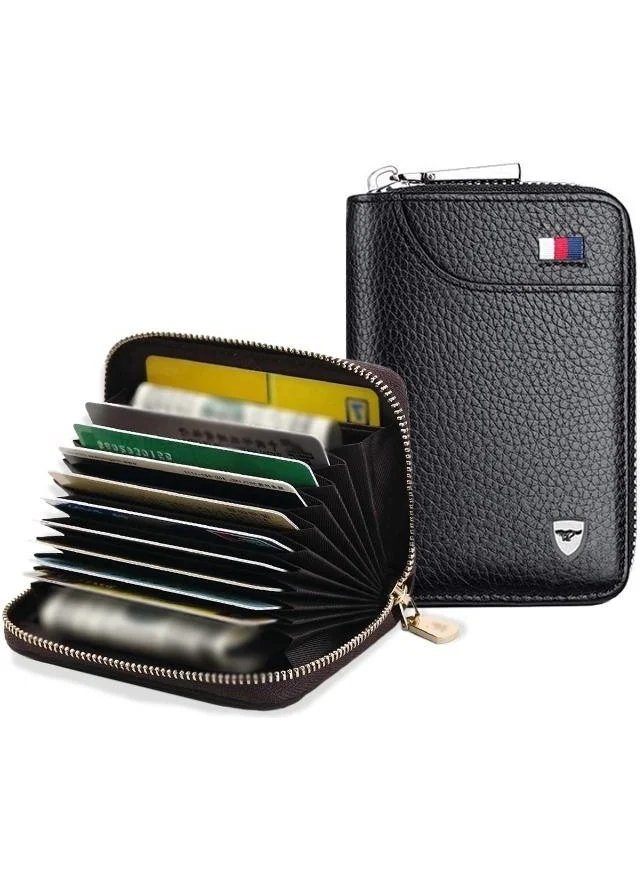 ستب وولفز Premium Series Leather-Short Men's Wallet Card Holder