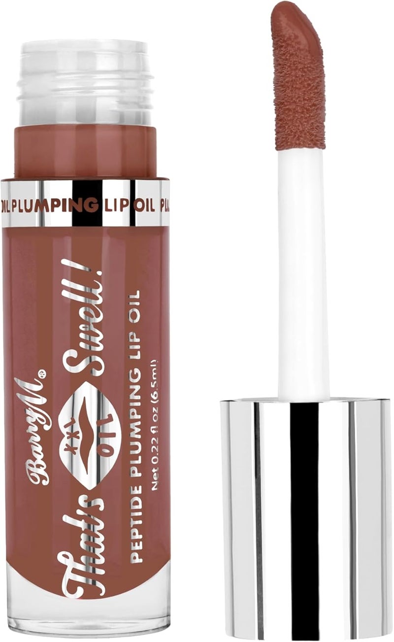 Thats Swell Peptide Plumping Lip Oil Shade Brown Mocha Magic Lip Gloss