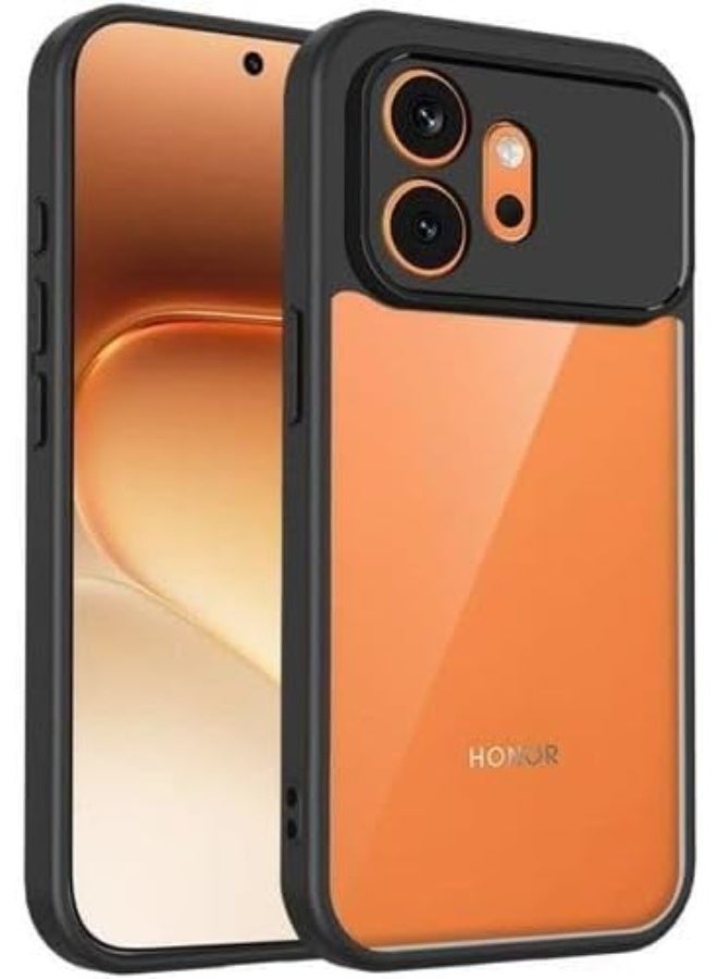 جراب لهاتف Honor 600 - غطاء هجين خفيف الوزن (PC و TPU) مقاوم للصدمات مع حماية للكاميرا - شفاف - Image 1