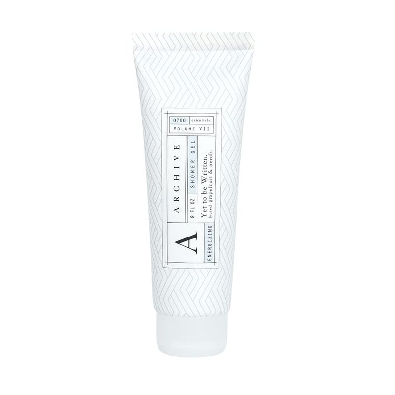 Archive Yet To Be Written Shower Gel All Natural Moisturizing Body Wash for Men & Women Lightly Scented 8 Fl oz