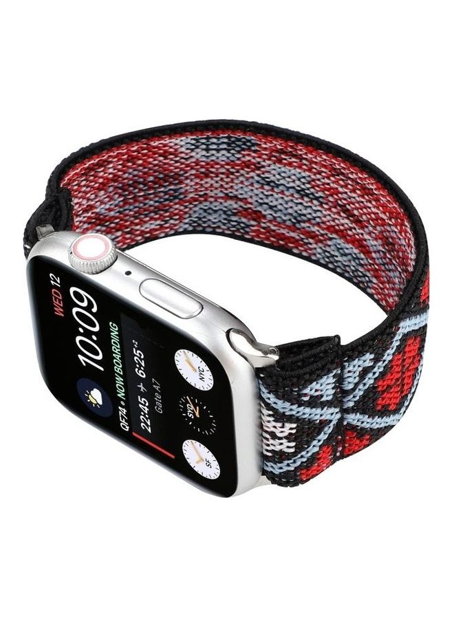 NIBEMINENT Replacement Strap Watchband For Apple Watch Series 7 41mm/6 & SE 5 4 40mm/3 2 1 38mm Multicolour - Image 3