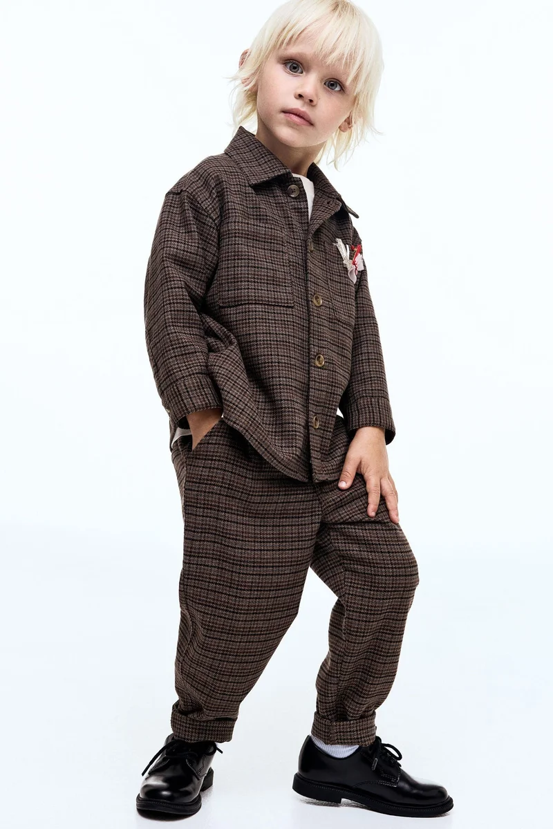 اتش اند ام بنطلون تشينو من الفلانيل