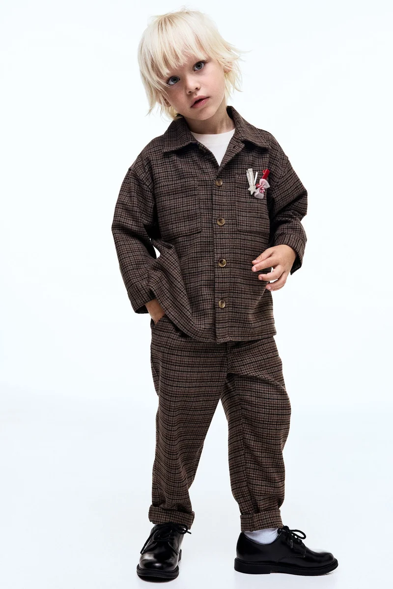 اتش اند ام بنطلون تشينو من الفلانيل