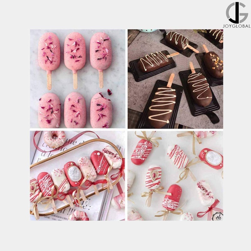 JoyGlobal White Classic Silicone Easy Ice Cream Bar Mould Output Approx Weight 3540 Grams Cavity Size 68 x 37 x 17 CM - Image 4