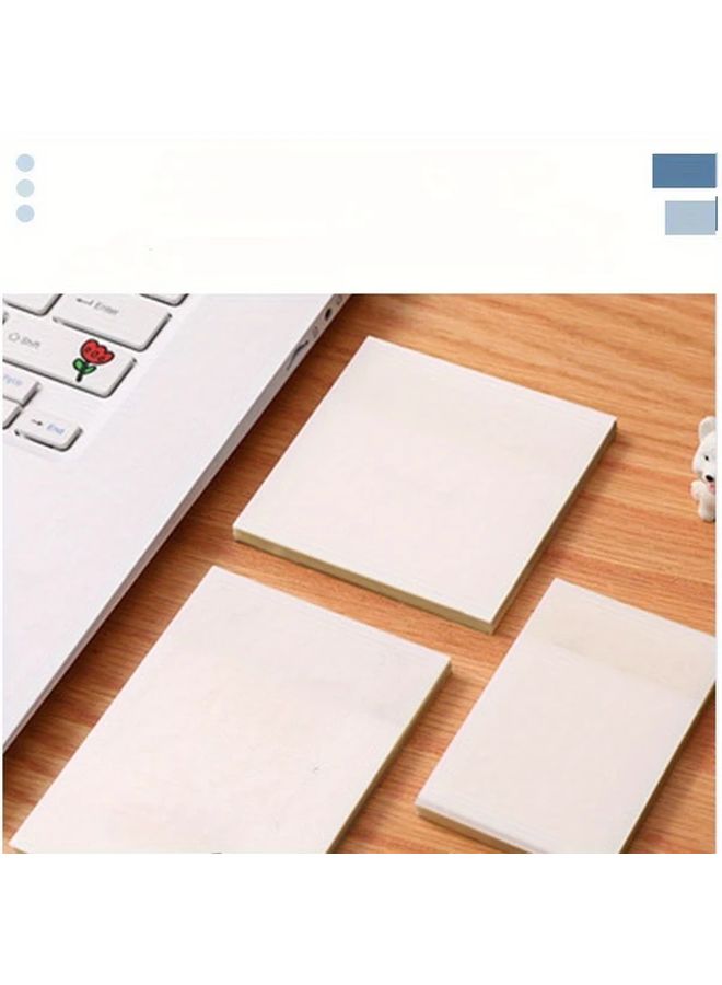 50 Sheets Transparent Sticky Notes Random Style 3 Sets for Study Office Pet Training - Image 2