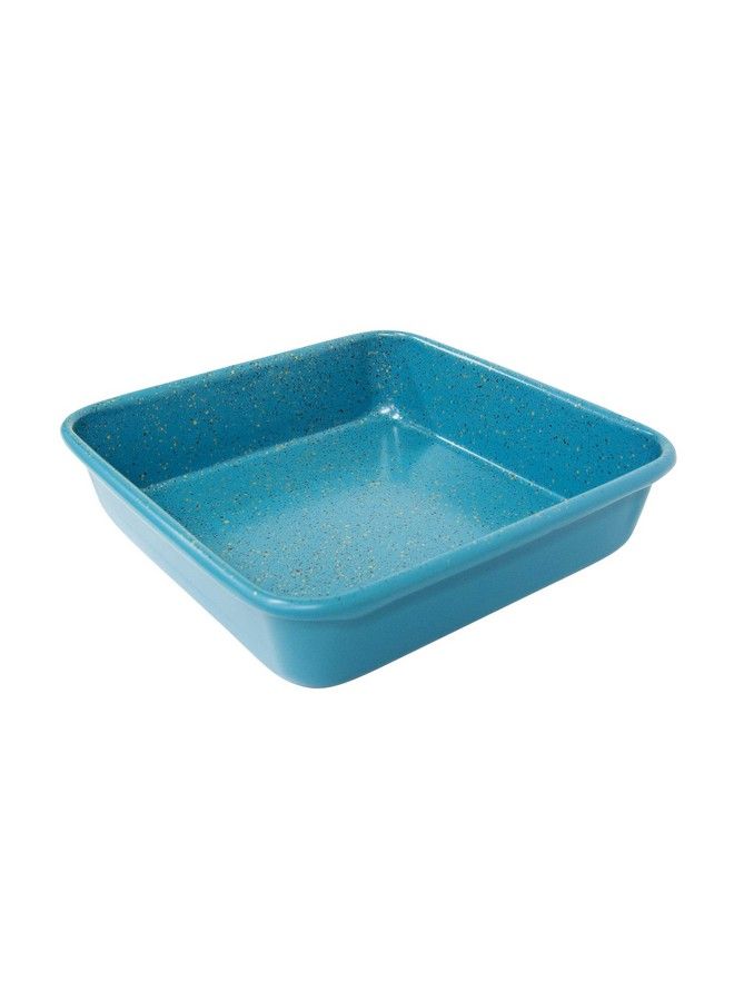 casaWare 7Inch Toaster Oven Ultimate Series Commercial Weight Ceramic Nonstick Coating Square Pan (Blue Granite) - Image 3