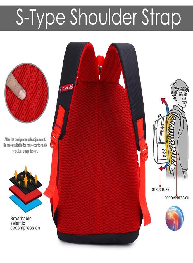 Ronaldo School Bag 18 Inch Casual Backpack For Kids Children Boys And Girls, Black (A_BLACK) - Image 3