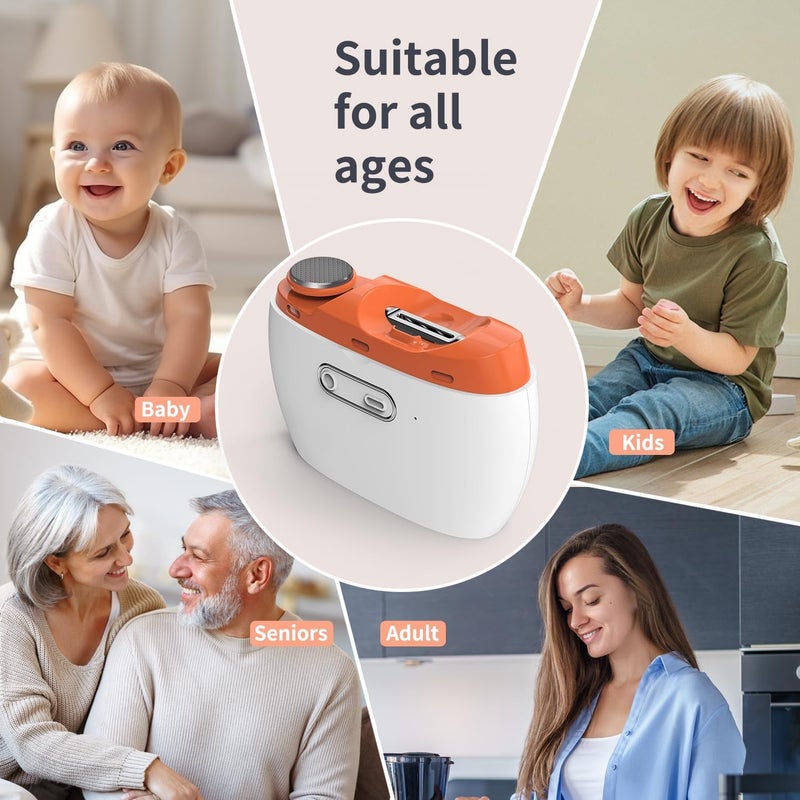 MENGBEI Electric Nail Clipper with LED Light - Image 5