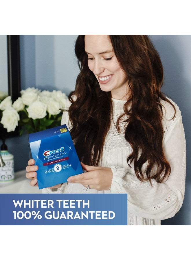 كرست مجموعة تبييض الأسنان كريست ثري دي وايت لوكس وايت ستريب، بياض ساحر، 14 علاجًا (كل منها بشريط علوي واحد/ شريط سفلي واحد)، 28 شريطًا - Image 2