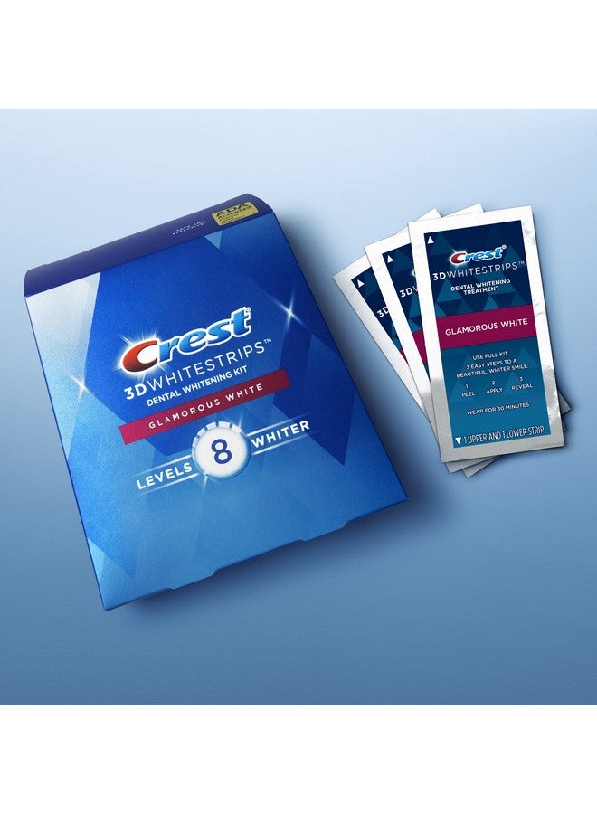 كرست مجموعة تبييض الأسنان كريست ثري دي وايت لوكس وايت ستريب، بياض ساحر، 14 علاجًا (كل منها بشريط علوي واحد/ شريط سفلي واحد)، 28 شريطًا - Image 4