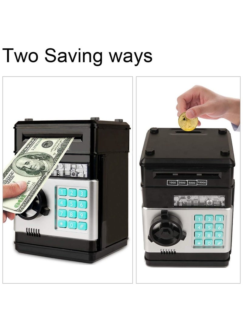 Electronic Bank, Mini ATM Password Money Bank Cash Coins Saving Box for Kids, Cartoon Safe Bank Box Perfect Toy Gifts for Boys Girls - Image 4