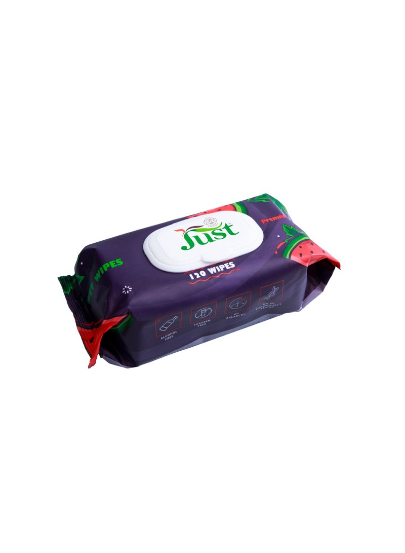 جاست مناديل مبللة  بطيخ 120