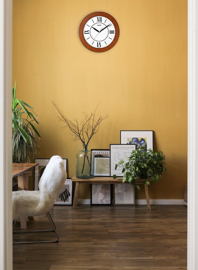 Brown Wall Clock IQ-126-5BDF
