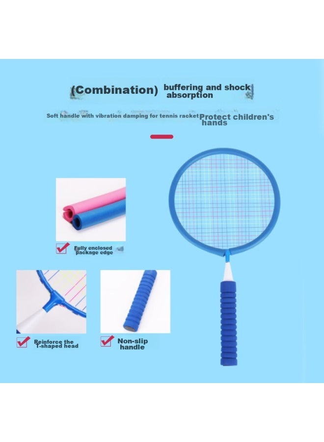 Martin Brothers Children's Badminton Racket Toy For Boys And Girls Aged 6-13, Outdoor Sports Tennis Racket, Parent-child Interactive Toy, Protective Model - Image 4