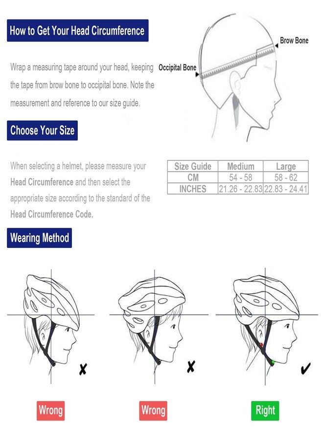 SQUALO Victor Bike Helmet for Men Women, Bicycle Helmet with Adjustment Dial Unisex Adults Cycling Helmet for Mountain Road Biker Lightweight Ventilated (X-Large (24.41-25.59 inches), White) - Image 2