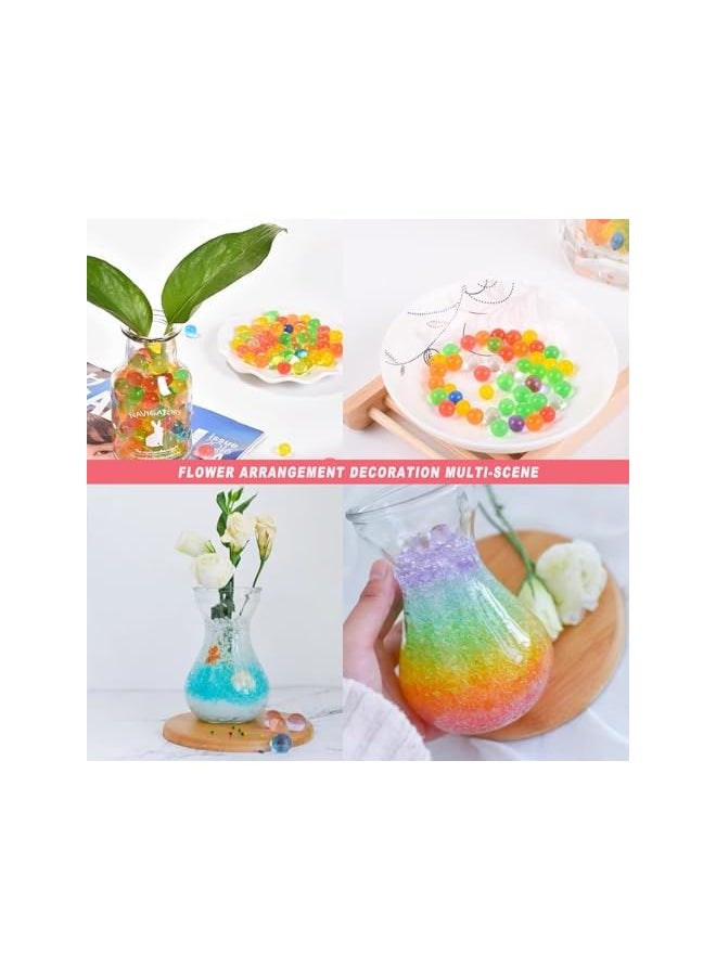 The Bros 8.8oz Water Beads for Vases, Rainbow Mix Water Beads, Vase Fillers for Floating Pearls, Floating Candle Making, Water Absorbent Beads Decorative Vase Fillers for Weddings, Floating Candle & Parties  - Image 4