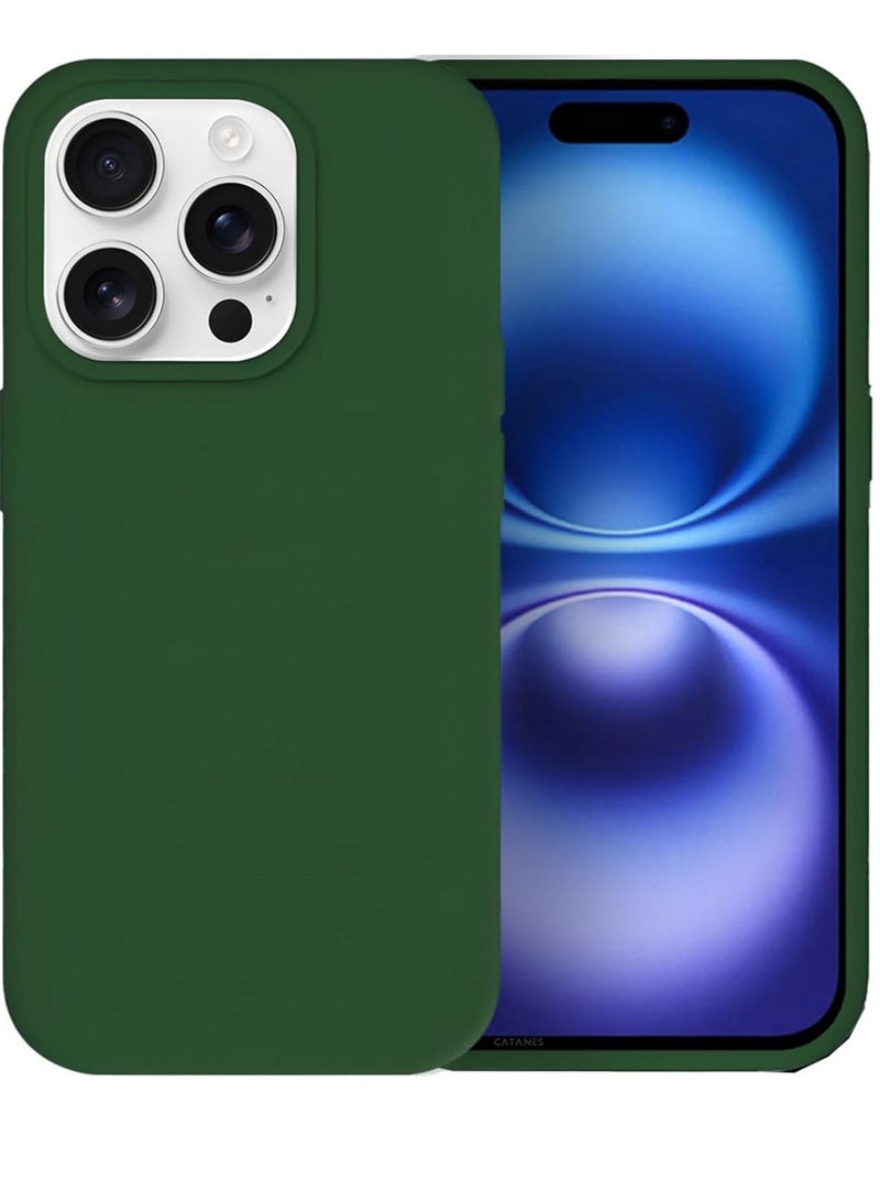 ELTRAZONE Liquid Silicone Case for iPhone 16 Pro - Ultra Slim Design with Soft Anti-Scratch Microfiber Lining & Drop Protection - Image 1