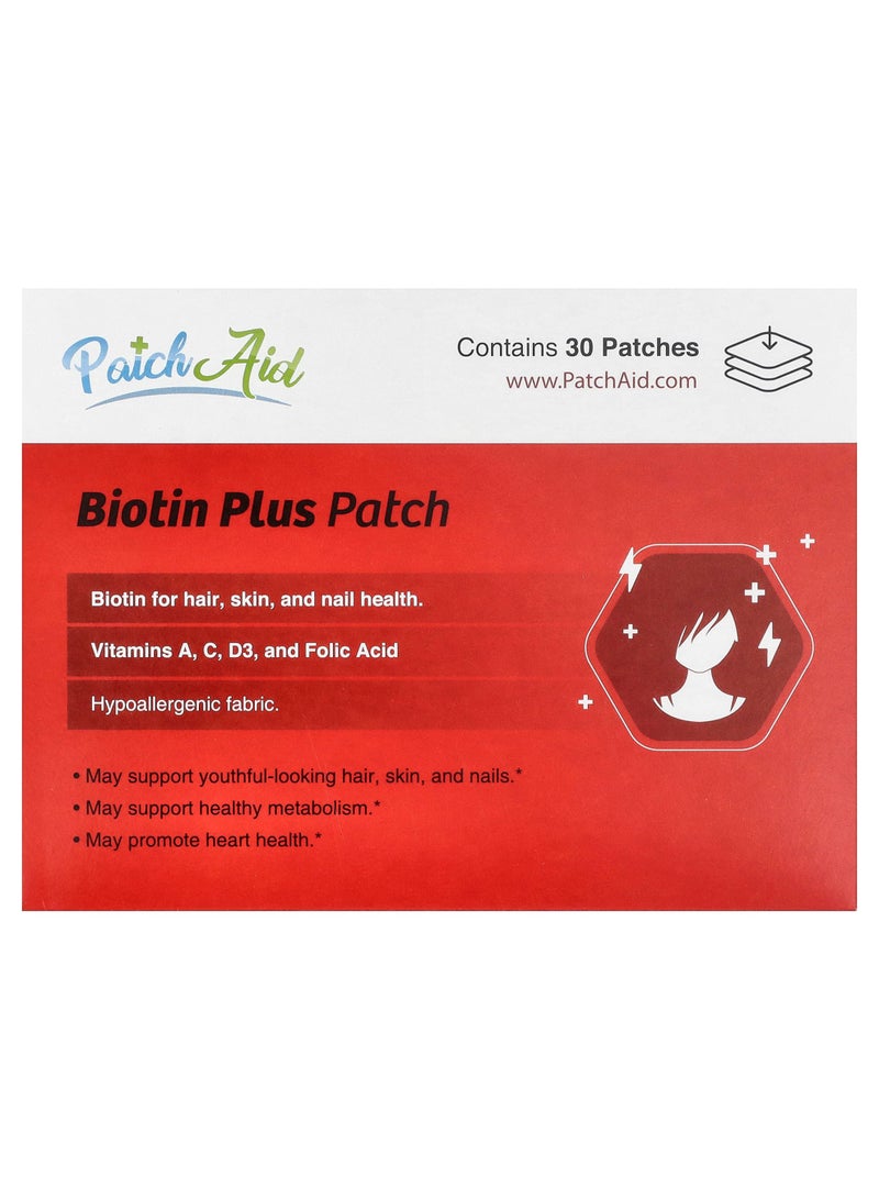 PatchAid Biotin Plus Patch, 30 Patches