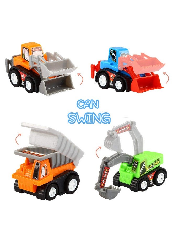 Funcorn Toys سيارة سحب للخلف، مجموعة ألعاب شاحنة مصغرة و سيارة سباق مكونة من 20 قطعة، مجموعة ألعاب مركبات البناء للعب للأطفال الأولاد، هدايا حفلات عيد الميلاد، مستلزمات الألعاب، حشوات بيناتا، حشوات صيد بيض عيد الفصح - Image 5