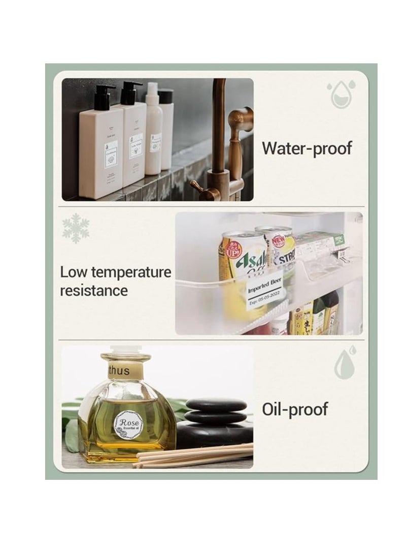 Terabyte 50x50mm Round Self-Adhesive Thermal Label for M110/M200 Printer 140 Labels - Image 3