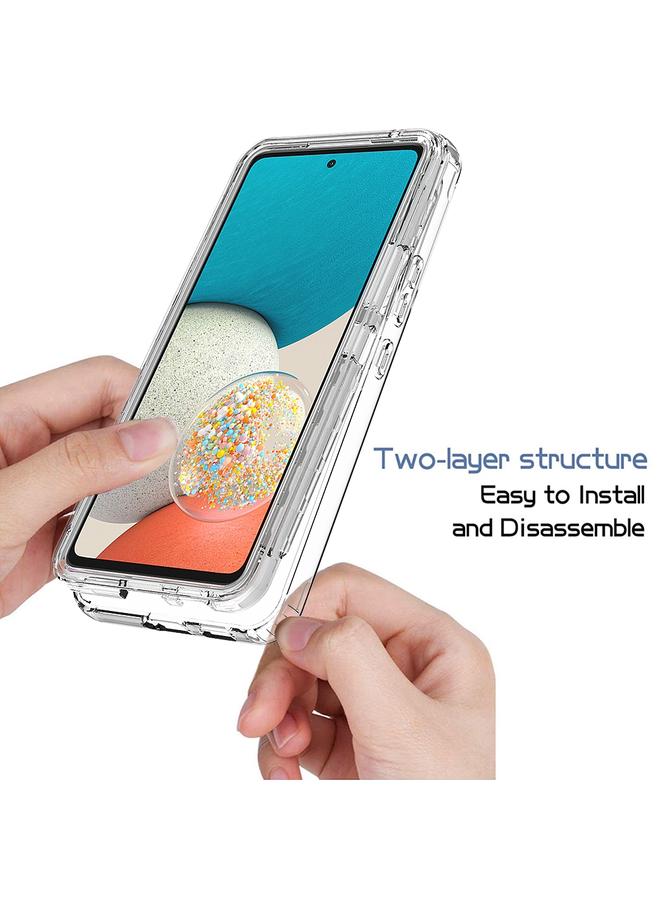 S-TOP Case For Samsung Galaxy A53 5G Transparency Two-color Gradient PC + TPU Phone Case - Image 3