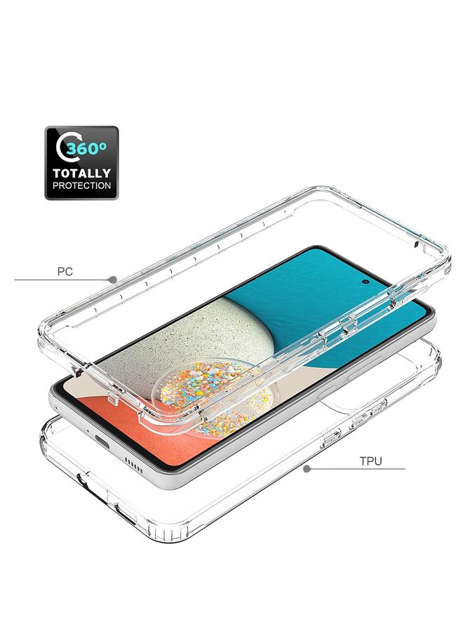S-TOP Case For Samsung Galaxy A53 5G Transparency Two-color Gradient PC + TPU Phone Case - Image 5