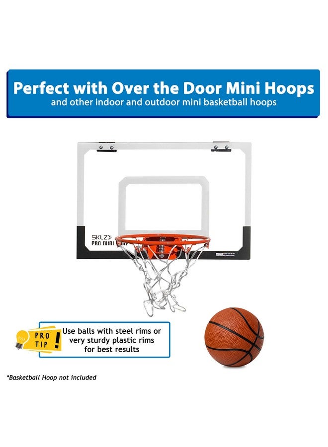 Botabee 5" Rubber Mini Basketballs (2-Pack) - Realistic Bounce and Grip for Indoor and Outdoor Play - Small Basketball for Kids - Durable and Fun, Perfect for Mini Hoops - Image 3