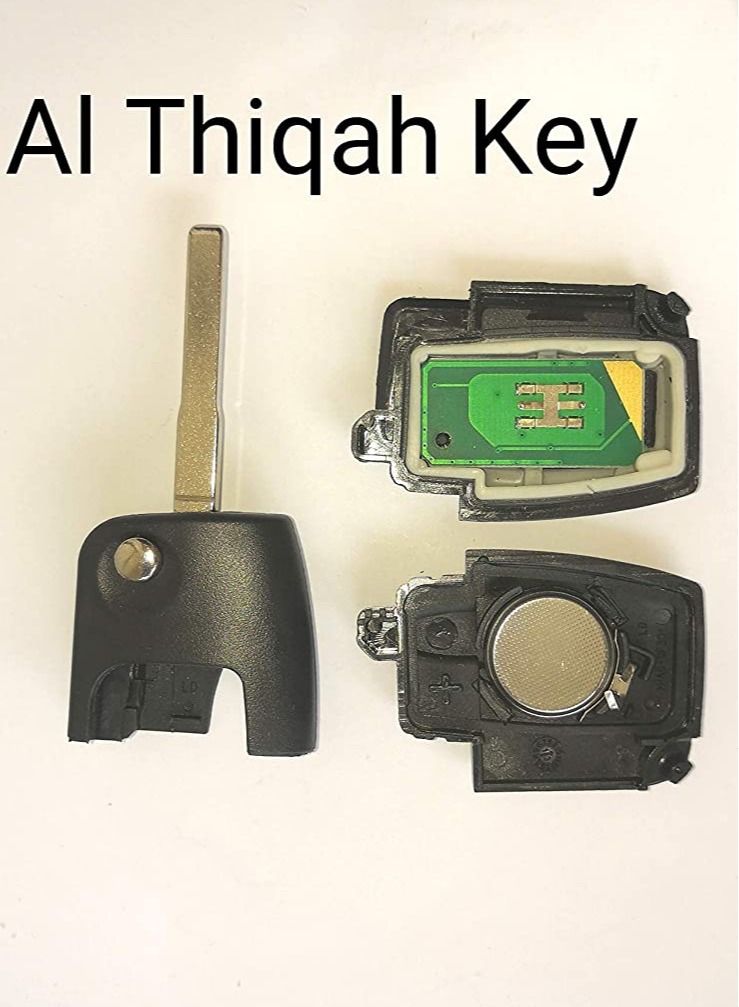 althiqahkey Folding Flip Remote Car Key 3 Button 433MHZ for Ford Focus Mondeo Fiesta with 4D-63 chip  - Image 2
