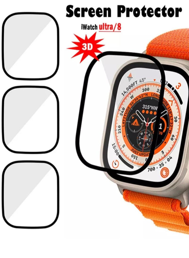 3 قطع نانو لحماية شاشة ساعة ابل الاصدار 8 مقاس 41mm - Image 1
