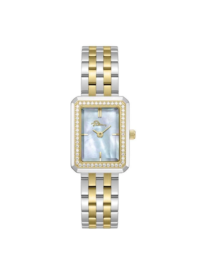 POLICE Women Uloya Silver Dial Stainless Steel Bracelet Analog Watch , 21.7mm - Image 1