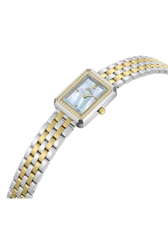 POLICE Women Uloya Silver Dial Stainless Steel Bracelet Analog Watch , 21.7mm - Image 2
