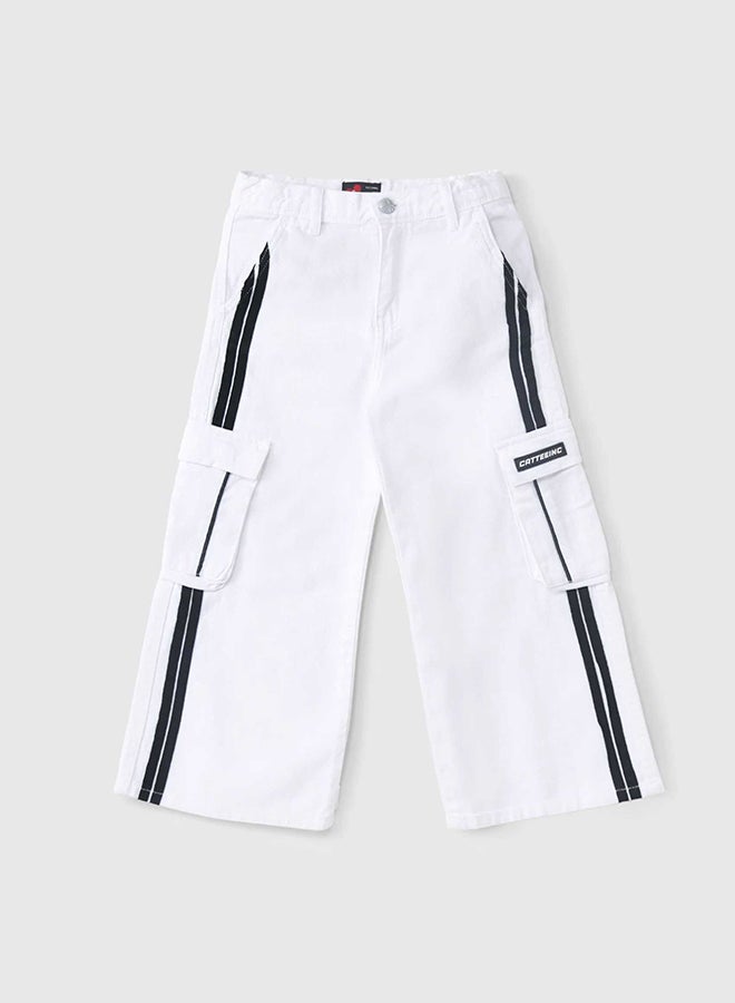 سي إن جينز وير كيدز بنات بنات سويفي أبيض - Image 2