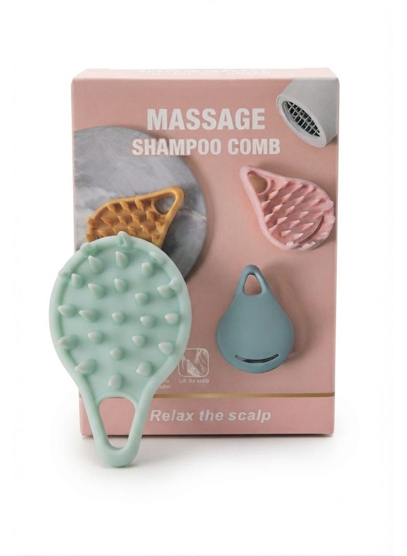 Silicone scalp cleansing and massage brush – to stimulate hair growth and deep clean - Image 2