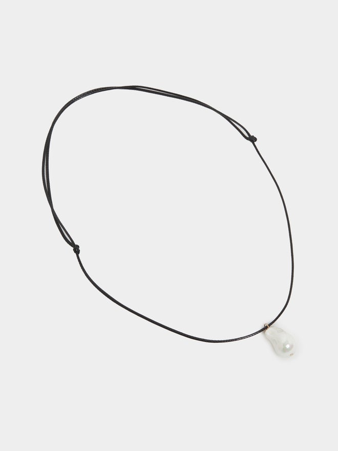 Styli Styli Pearl Pendant Necklace on Cord  - Image 3