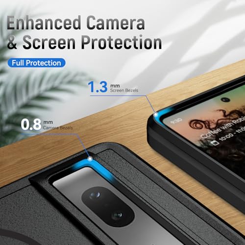 Teayoha for Google Pixel 7 Case,[Compatible with Magsafe] [Military Grade Drop Tested] Shockproof Magnetic Tough Rugged Protective Phone Case -6.4 inch (Black) - Image 4