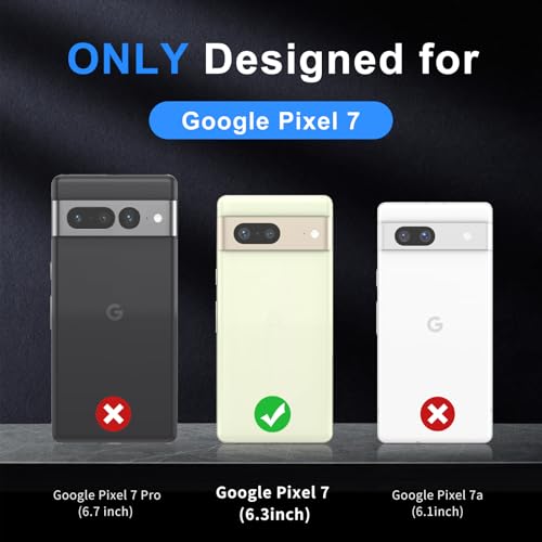 Teayoha for Google Pixel 7 Case,[Compatible with Magsafe] [Military Grade Drop Tested] Shockproof Magnetic Tough Rugged Protective Phone Case -6.4 inch (Black) - Image 2