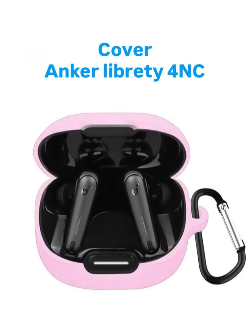 جراب سيليكون لسماعات انكر لايبرتي 4NC - بينك - Image 1