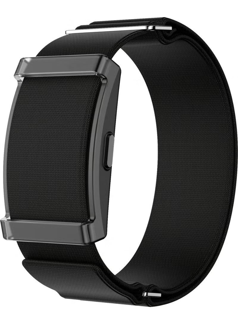 GREEN LION Fit Wear Smart Fitness Band with 6-Axis Motion Sensor, Heart Rate & SpO2 Monitoring, 7-10 Days Battery Life, 5ATM Waterproof, Smart App Control – Black