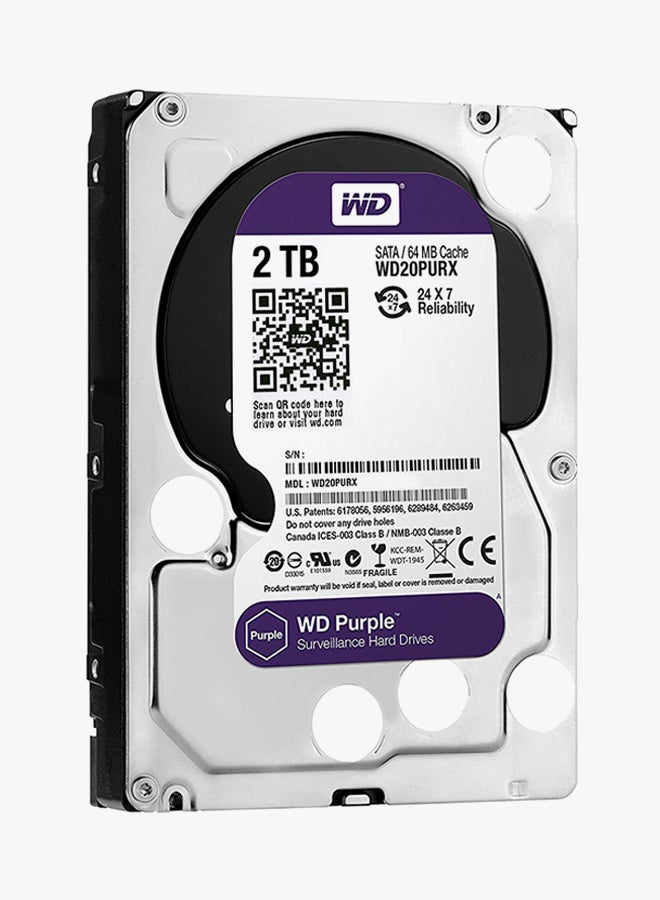 Wd Purple Surveillance Hard Drive - Silver