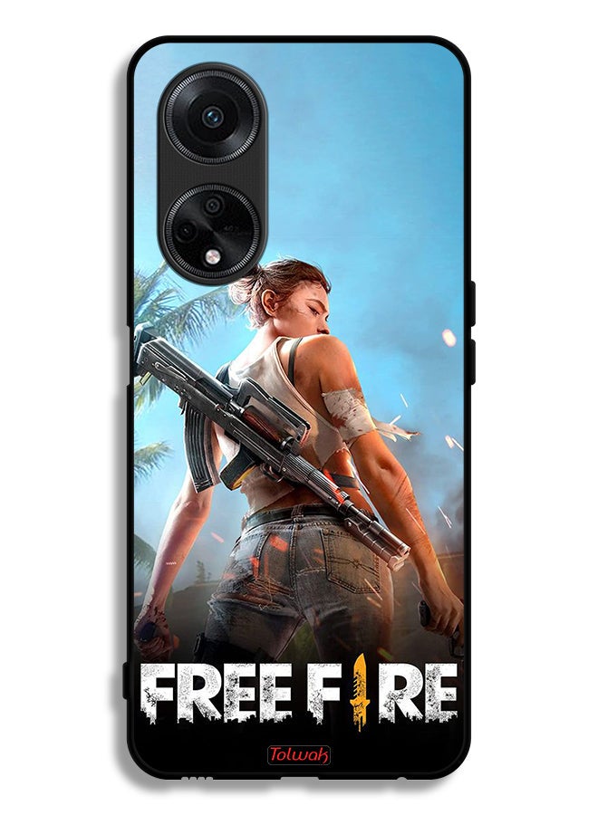 Tolwak Oppo A98 5G Protective Case Cover Free Fire - Image 1