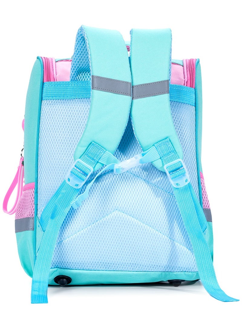 Eazy Kids حقيبة مدرسية يونيكورن - أخضر + وردي  - Image 5