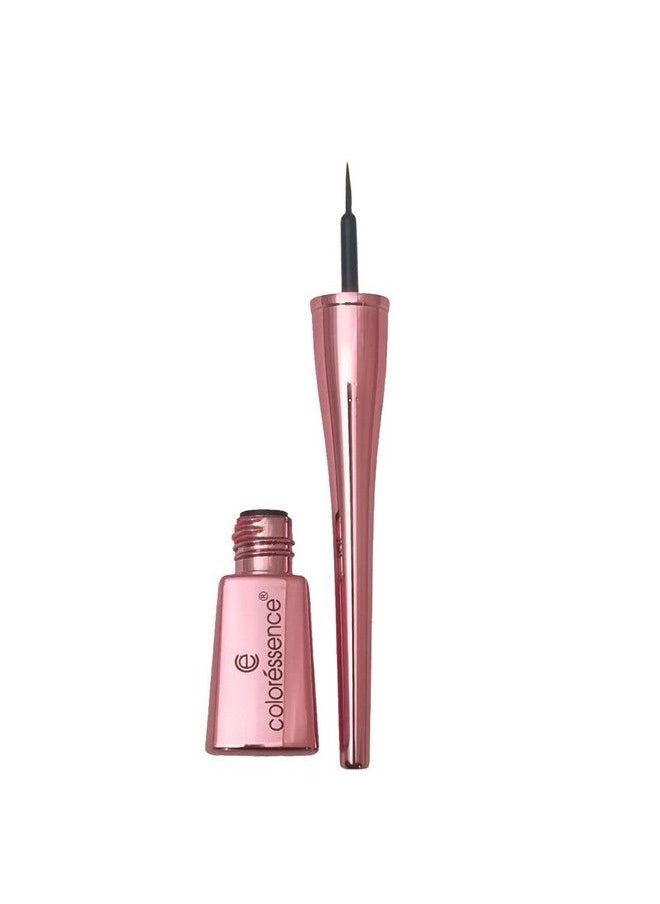 Coloressence Roseate Fab Tint Liquid Eyeliner Waterproof Smudge Proof Long Stay Upto 24 Hours Transferproof Matte Finish Pop Quirky Colors Eye Liner Charcoal Grey 4Ml  - Image 3