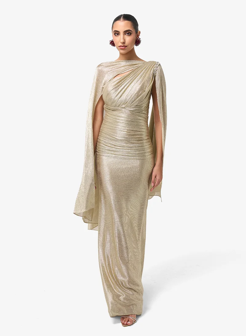 ثريدز باي اجوني Long Flared Sleeve Maxi Dress