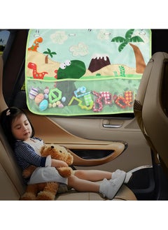 Car Window Shades for Baby, Retractable Car Sunshades with Suction Cup and Storage Net for Side Windows, Car sunshade with optimum UV protection, Universal Children's Car Blinds