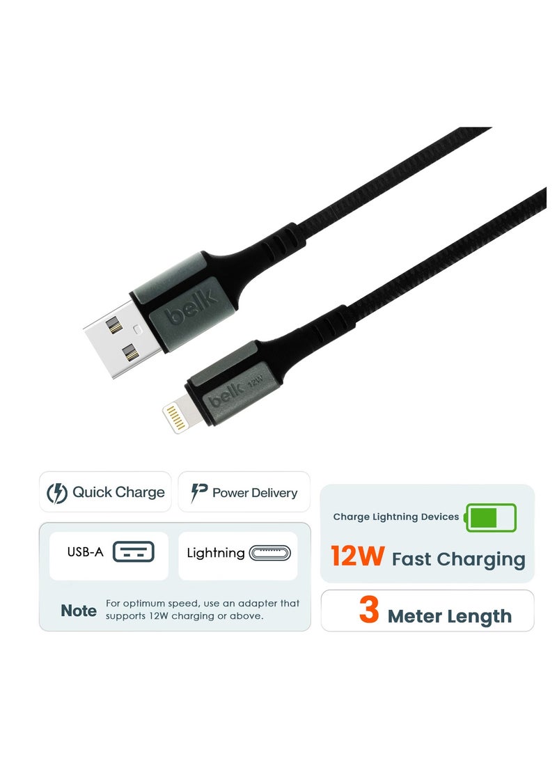 Belk - BL-S3 Belk 12W Usb-Lightning Fast Charging Data Cable 300CM - Image 1