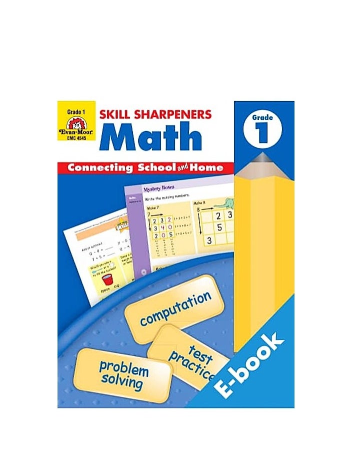 null - Skill Sharpeners Math_Grade 1 – Kids’ Math Practice Book for Grade 1 – Develop Addition, Subtraction, Counting, and Problem-Solving Skills - Image 1