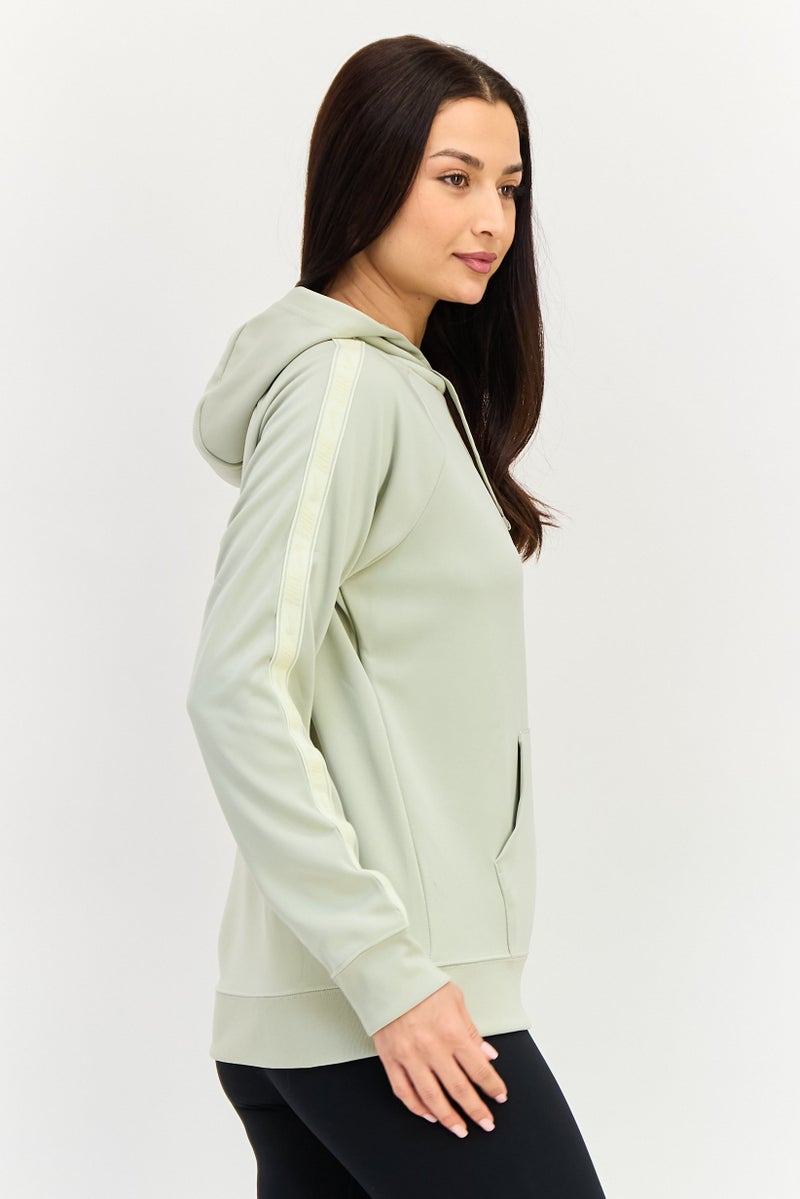 Nike Women Sportswear Fit Long Sleeves Outdoor Jacket Hooded, Khaki - Image 2